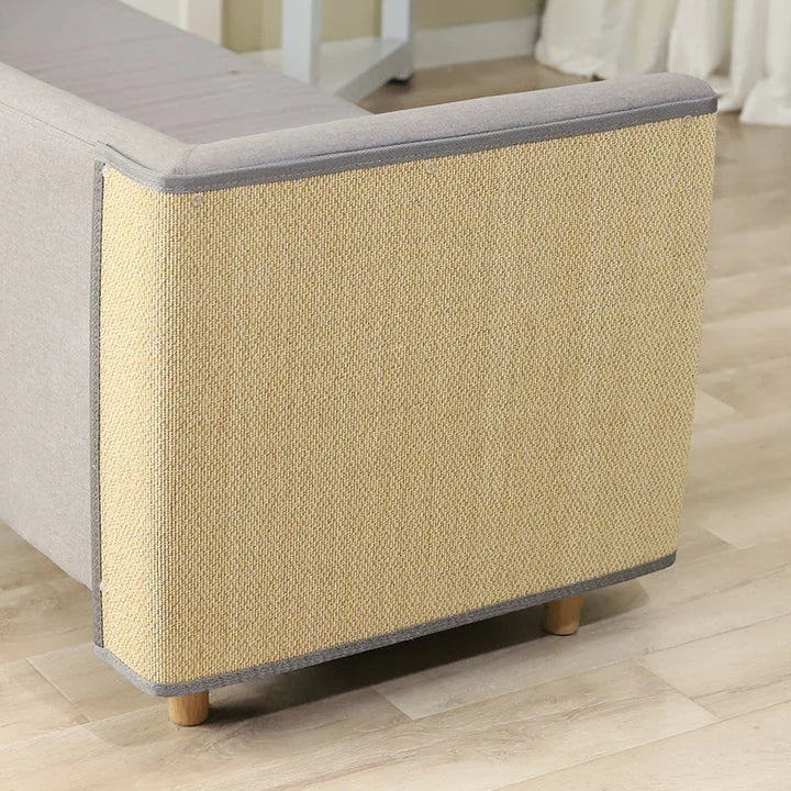 Kratzschutz für Sofa, beige, Sisal, katzenfreundlich, Möbel-Schutz, Kratzmatte, Eckschutz.