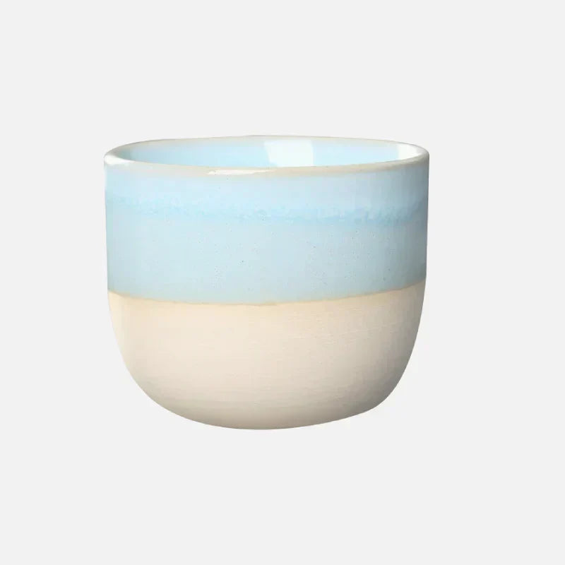 Blaue und weiße Keramik-Teetasse, 120ml, Porzellan, Kung Fu Stil, Geschenk, Tischgeschirr.