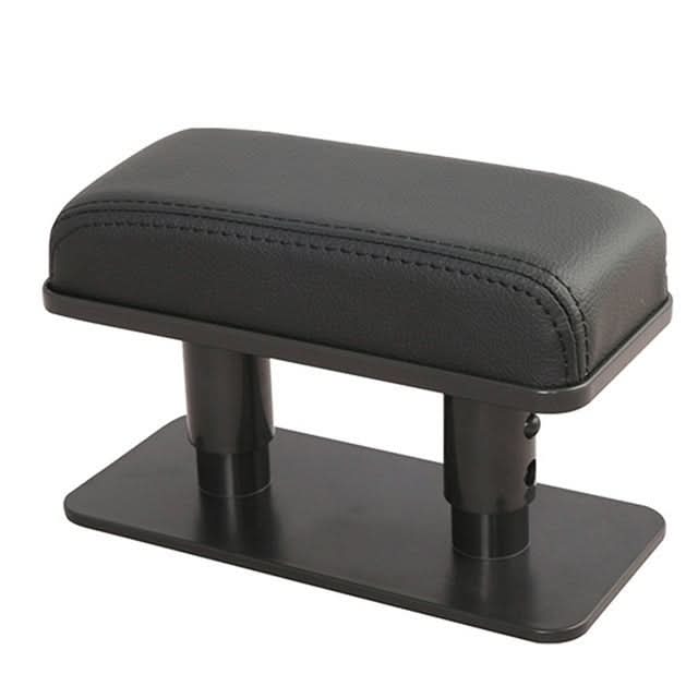 Schwarze Anti-Rutsch-Armlehne aus Leder für Autositz, ergonomisch, Komfortzubehör.