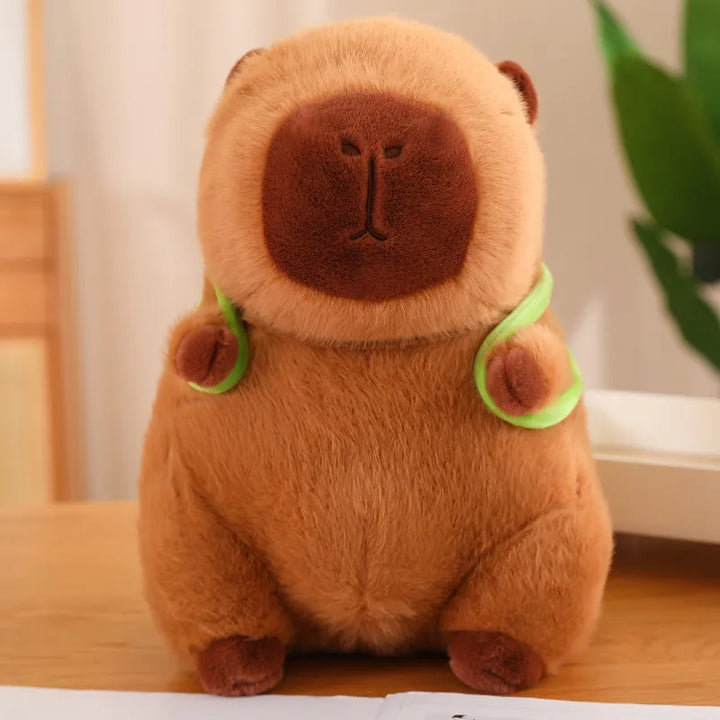 Kuscheltier Capybara Plüsch braun, weiches Spielzeug, Kinderzimmer Dekoration, Geschenkidee.