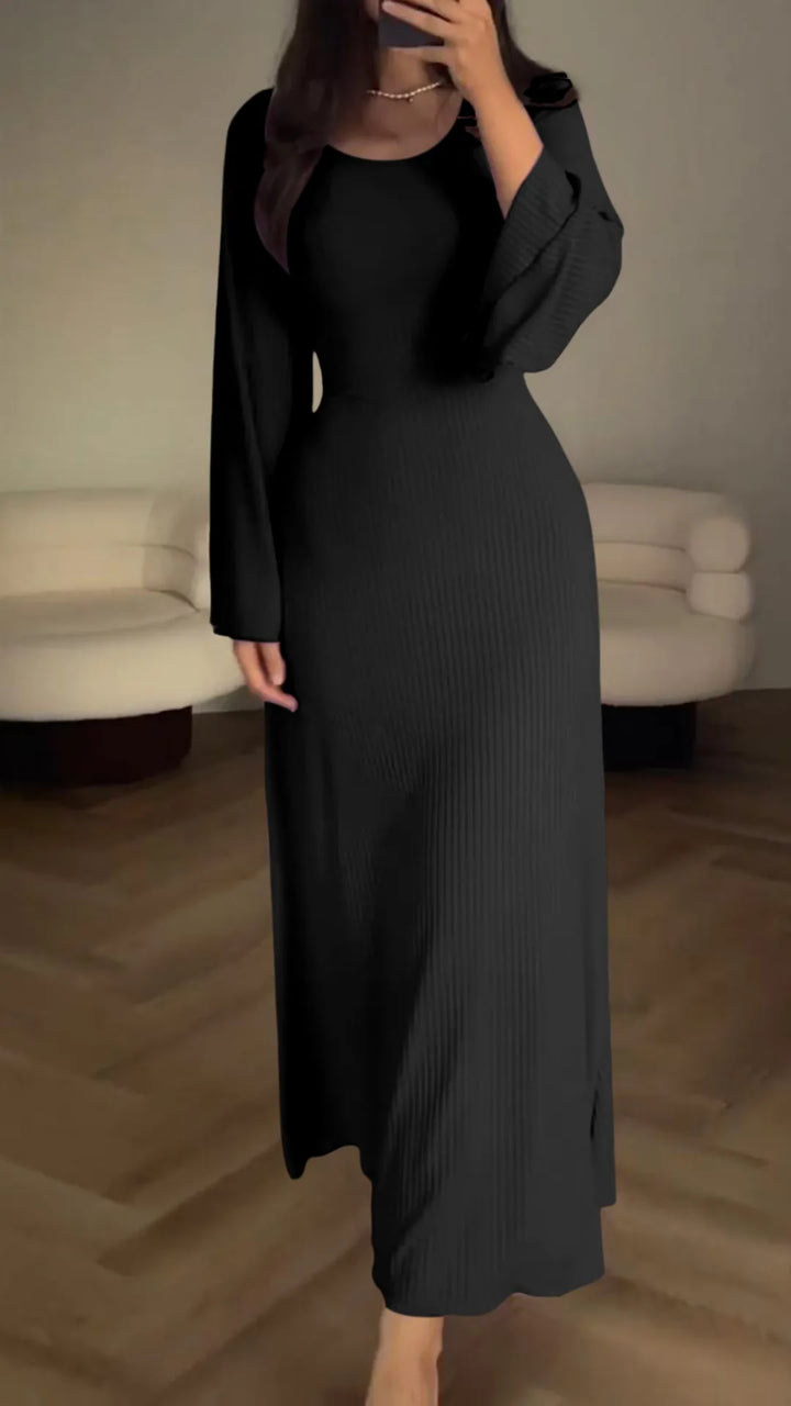 Elegantní bodyconové maxišaty se šněrováním – Podzim ve Valencii