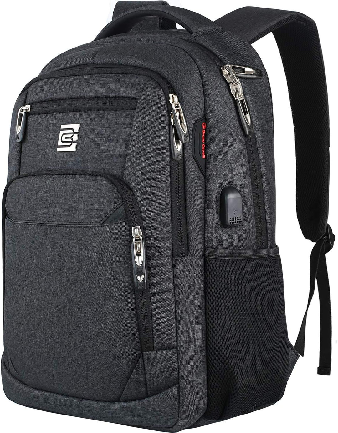 Tenký batoh proti krádeži na notebook s USB nabíjecím portem