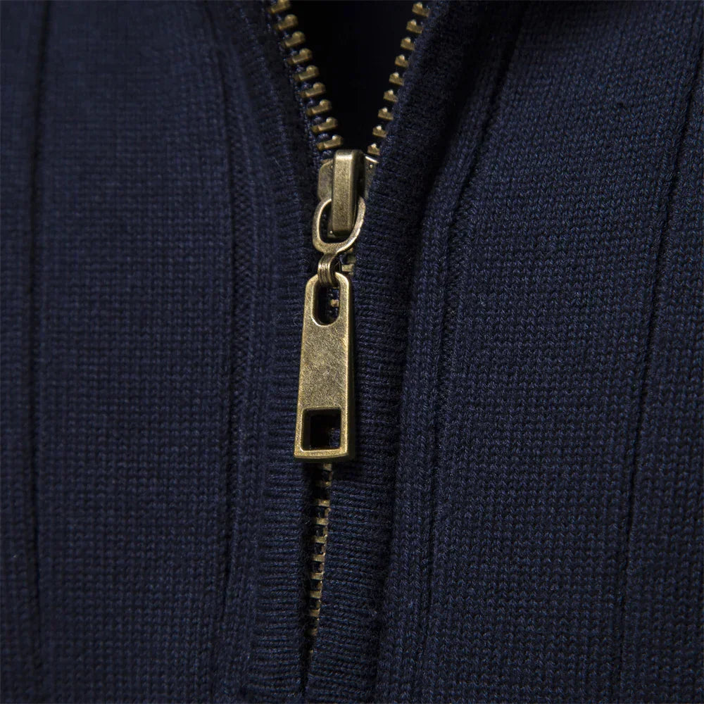 Pánský podzimní svetr na zip – Daan