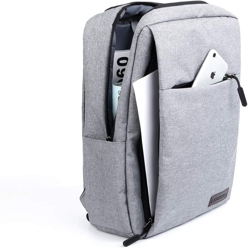 Štíhlý voděodolný batoh na notebook s USB portem