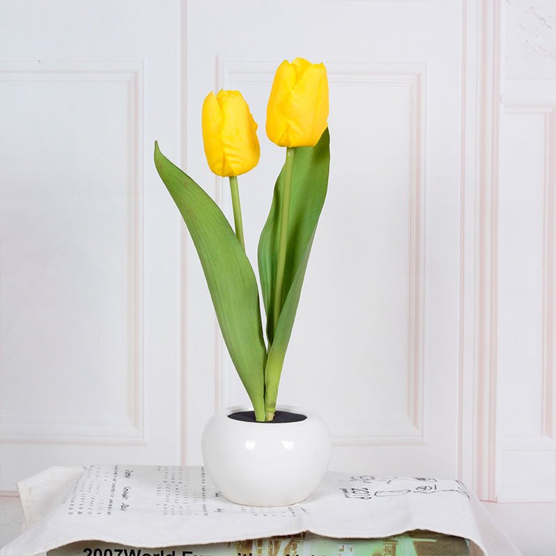 Dekorativní LED tulipánová stolní lampa – Florima