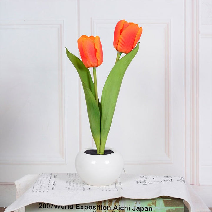 Dekorativní LED tulipánová stolní lampa – Florima