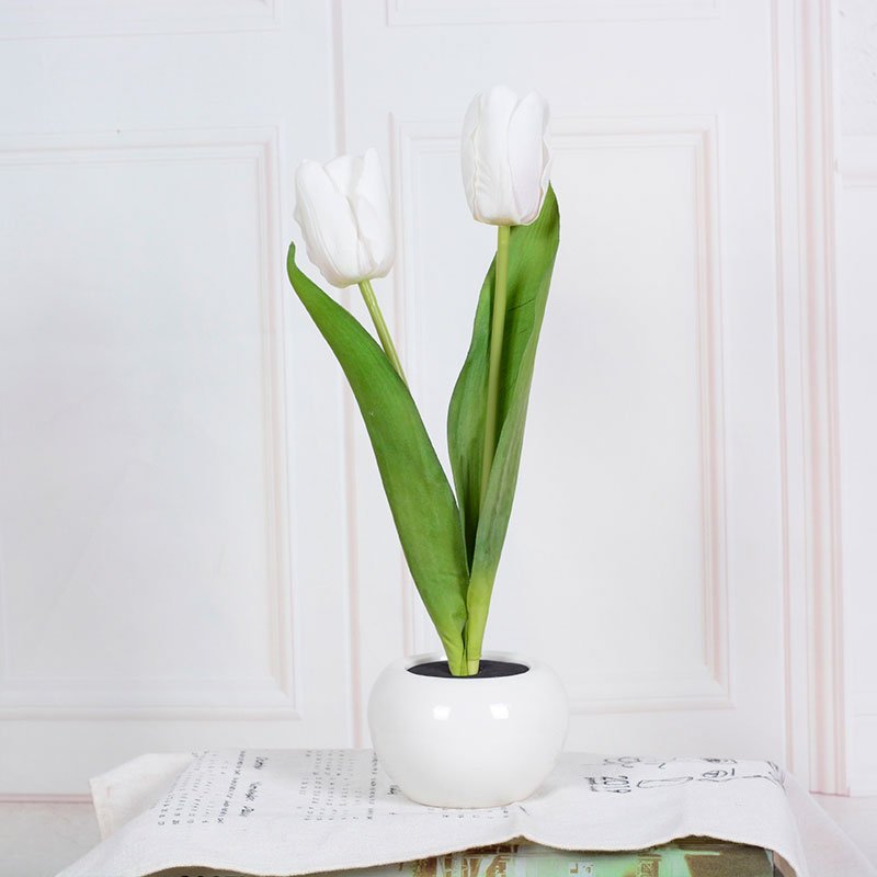 Dekorativní LED tulipánová stolní lampa – Florima
