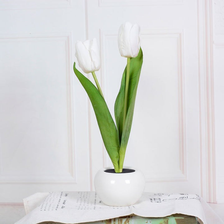 Dekorativní LED tulipánová stolní lampa – Florima
