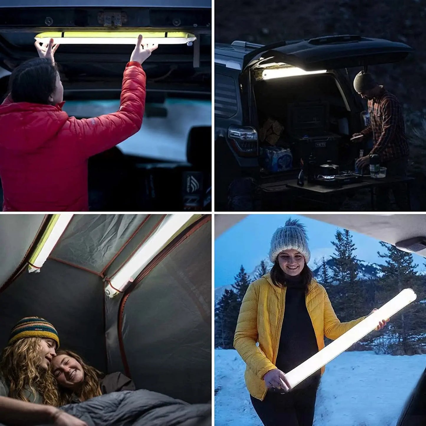 LED-Campinglicht, tragbar, batteriebetrieben, für Outdoor-Abenteuer, Zeltbeleuchtung, Nacht.