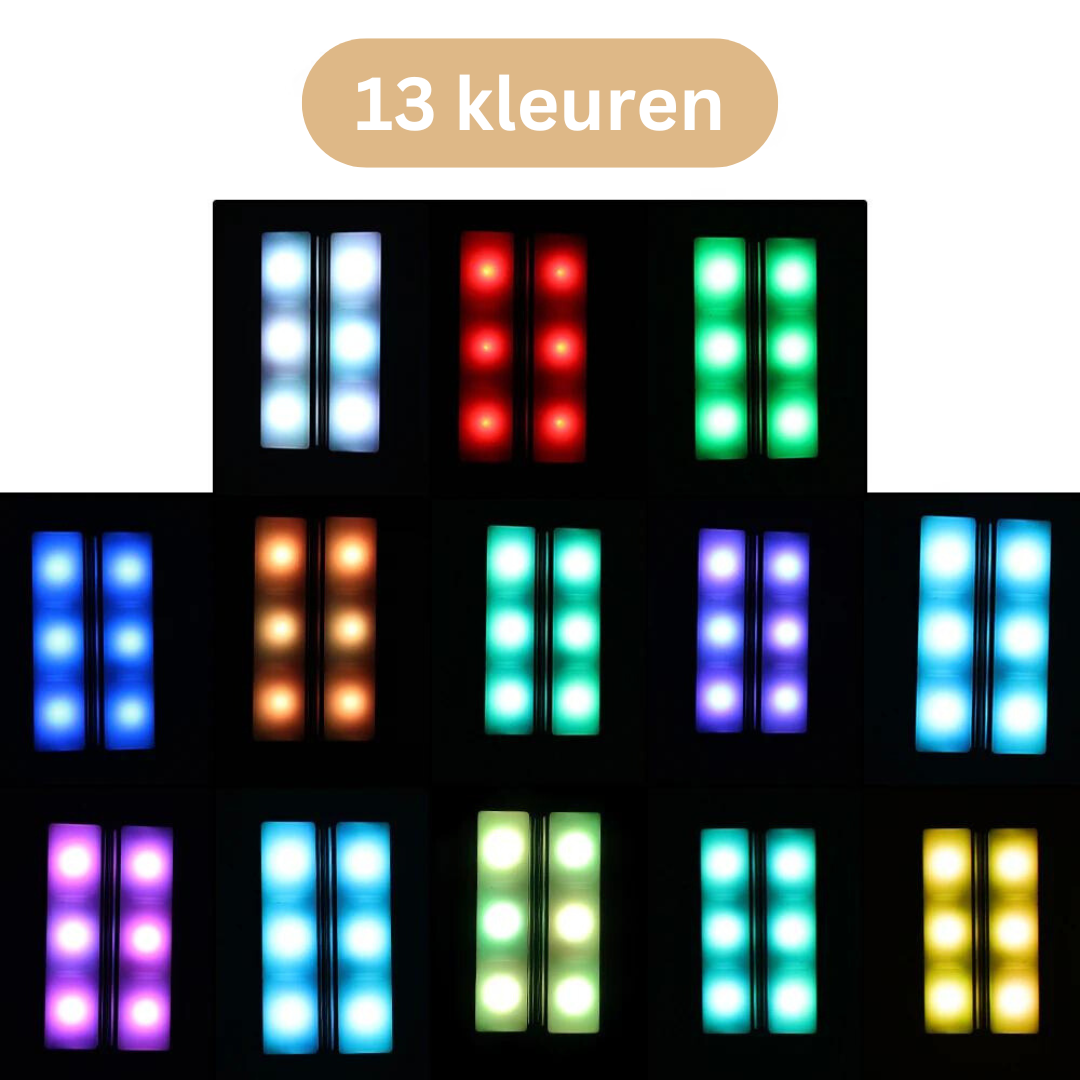 LED-Lichtleisten in 13 Farben, RGB, energiesparend, dekorativ, vielseitig einsetzbar.