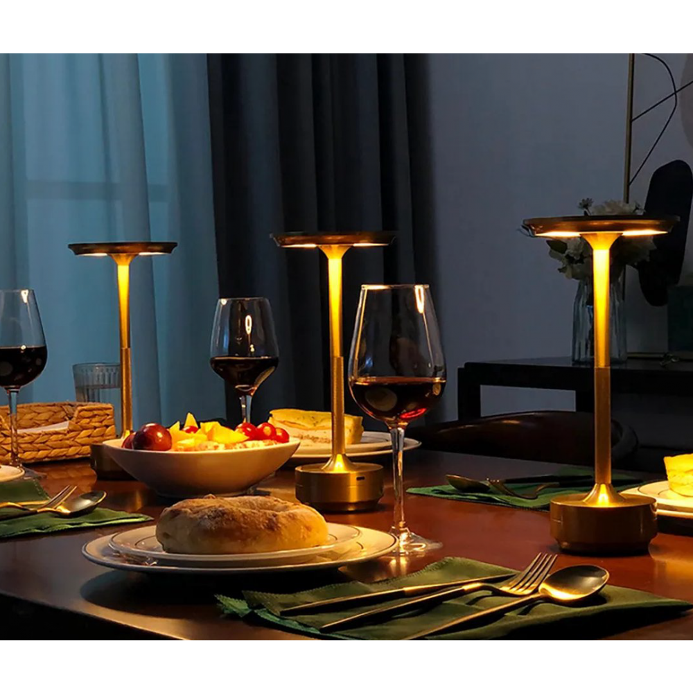 ClarityGlow Luxusní edice | Bezdrátová LED stolní lampa