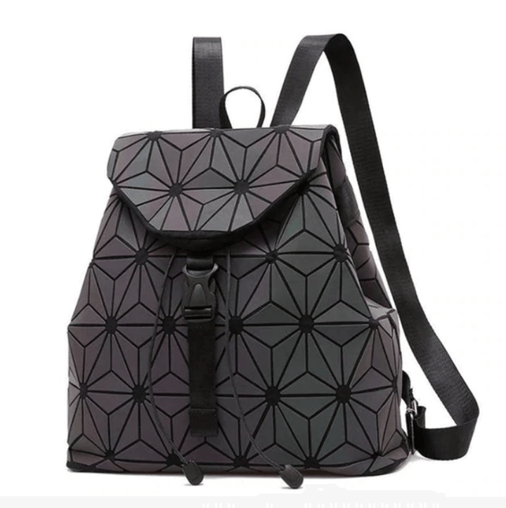 Reflexní geometrický batoh měnící barvu pro ženy