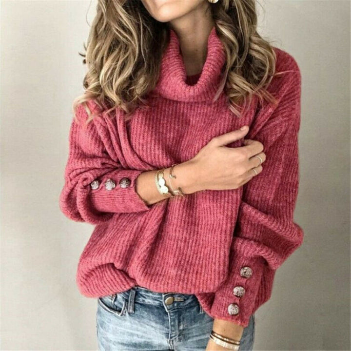 Dámský rolák s knoflíky – Yara