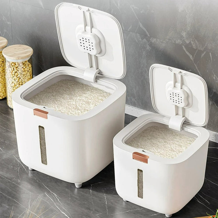 Vzduchotěsný dávkovač obilí s víkem (5–10 kg) - GranoBox