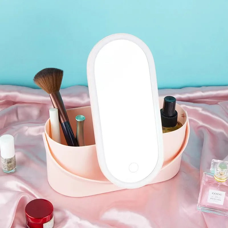 Make-up kufřík s LED zrcadlem - Lumivault