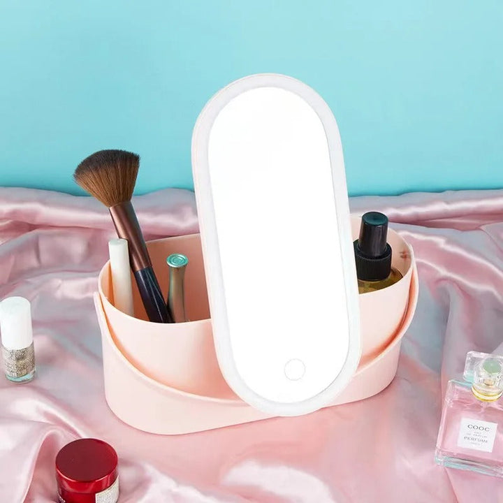 Make-up kufřík s LED zrcadlem - Lumivault