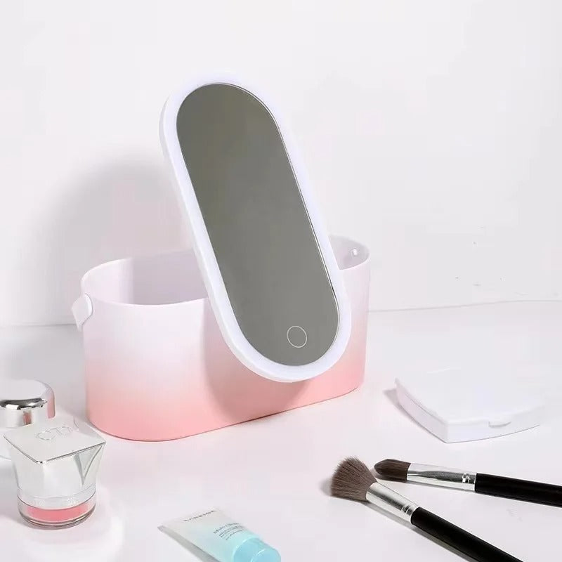 Make-up kufřík s LED zrcadlem - Lumivault