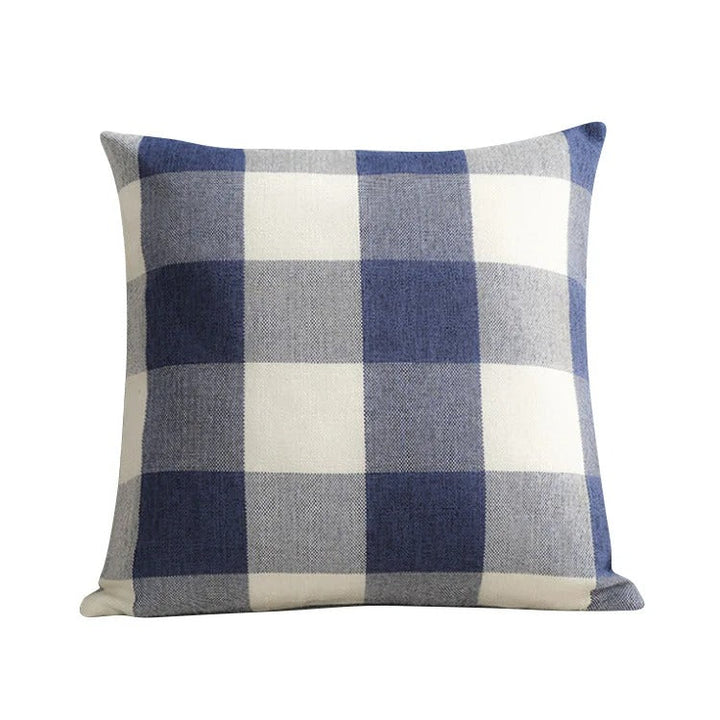 Pohodlný kostkovaný povlak na polštář v venkovském stylu – Autumn Plaid