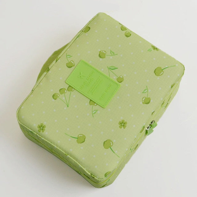 Kompaktní vodotěsné cestovní pouzdro na make-up – 2 za cenu 1: mini krabička na kosmetiku