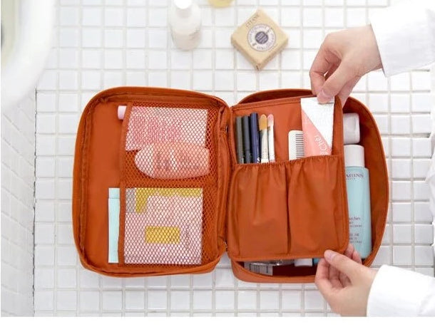 Kompaktní vodotěsné cestovní pouzdro na make-up – 2 za cenu 1: mini krabička na kosmetiku