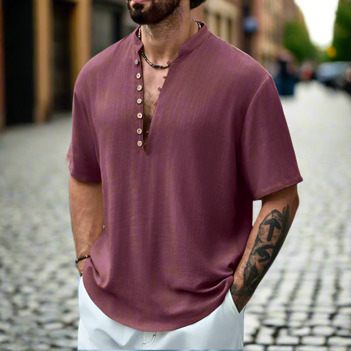 Modern lněná košile – Renzo