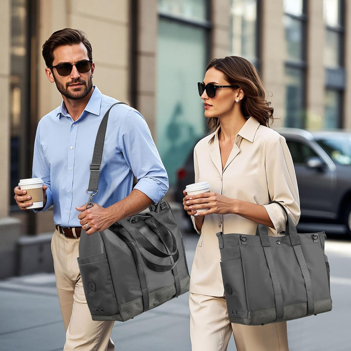 Taška přes rameno na notebook s více přihrádkami a nastavitelným ramenním popruhem – MetroCarry