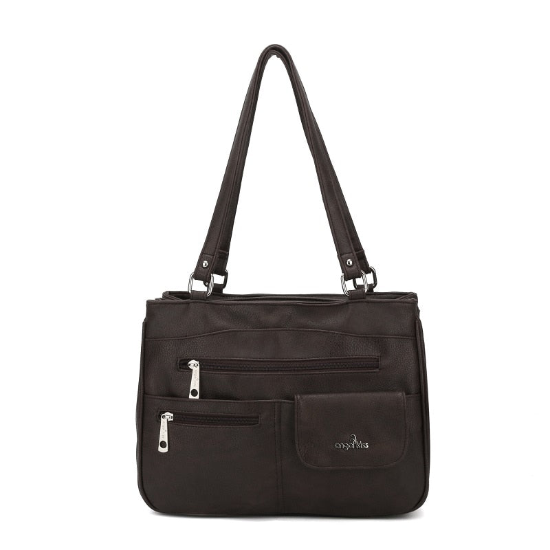 Vícepřihrádková dámská ramenní a crossbody taška – FlexiCarry