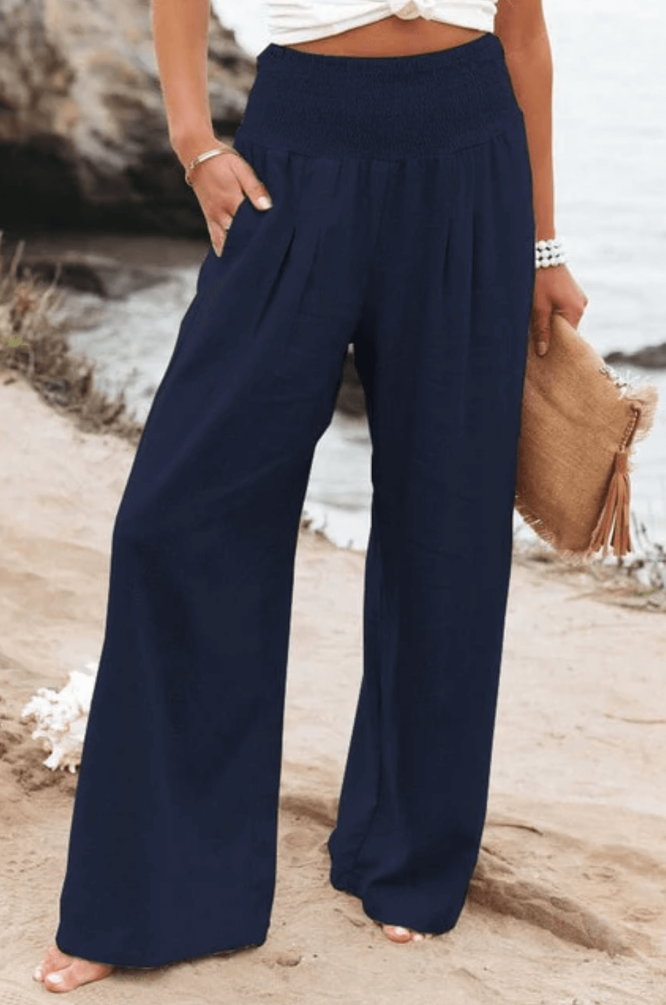 Elegantní Palazzo-buxy s boho pocitem – Yasmin