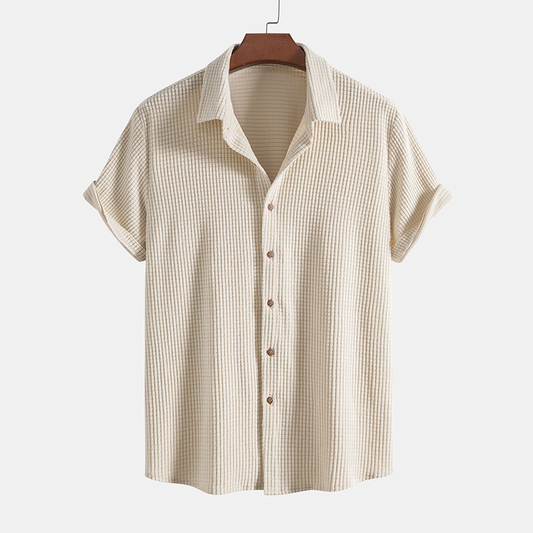 Letní pánskou lounge souprava s plástvovou strukturou – Lenn