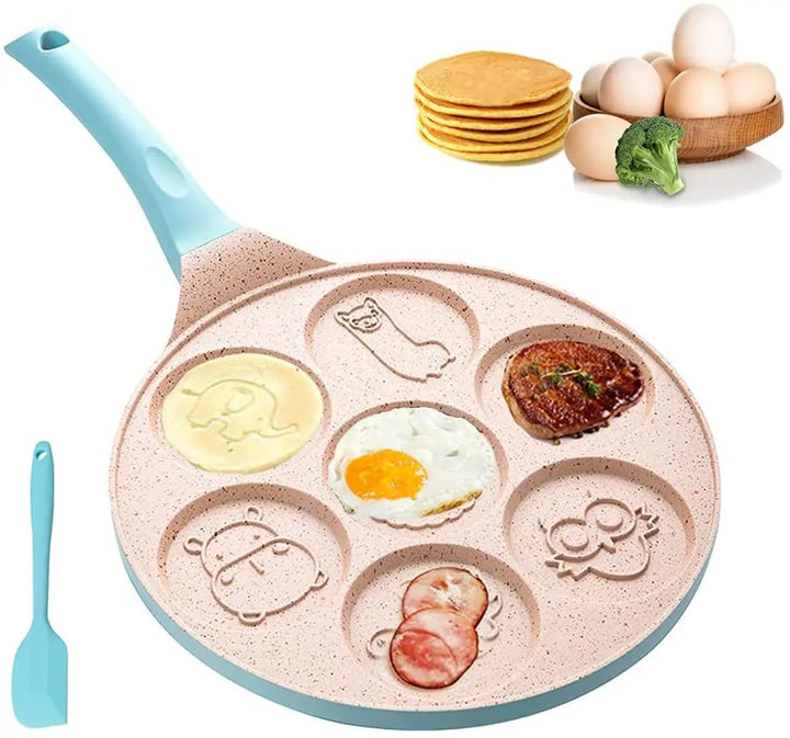 Zvířecí motiv – pánev na dětské palačinky s nepřilnavým povrchem – 26 cm