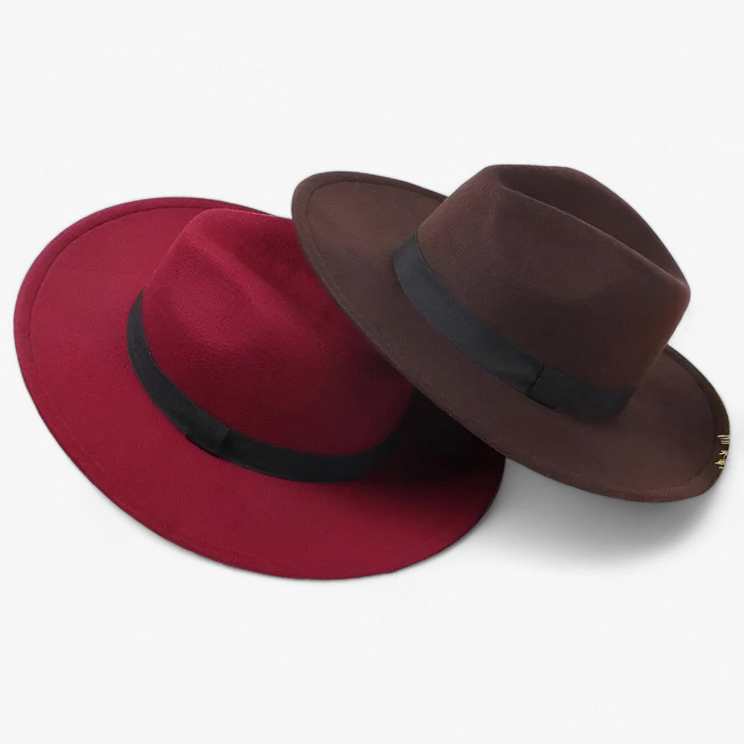 Unisexový vintage fedora – podzimní vášeň