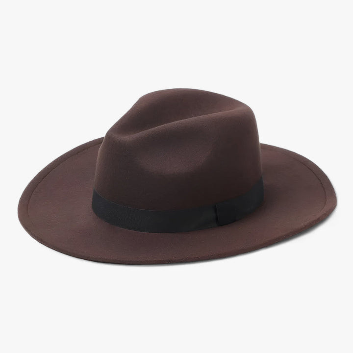 Unisexový vintage fedora – podzimní vášeň