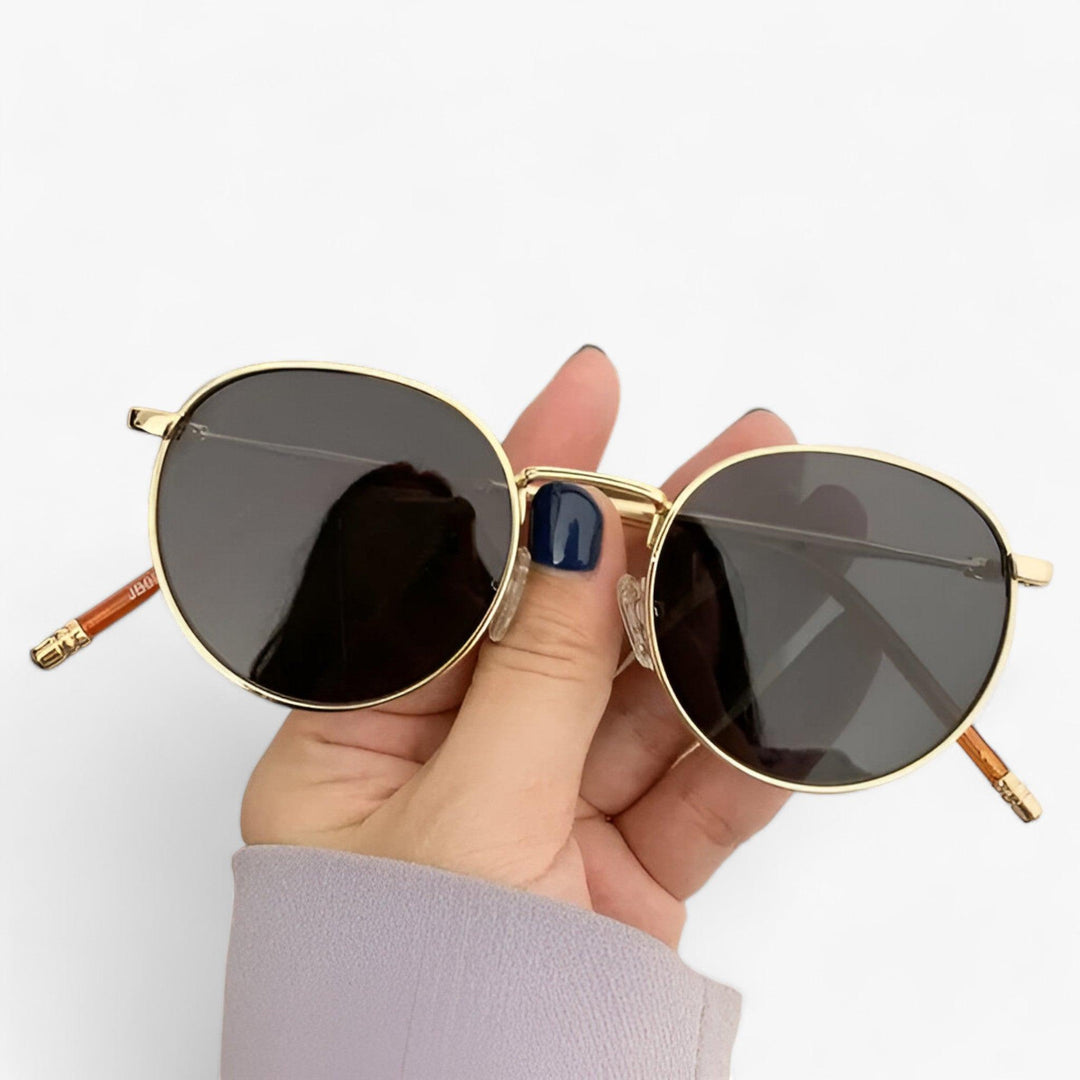 Unisex designérské brýle s kulatými skly – Nova