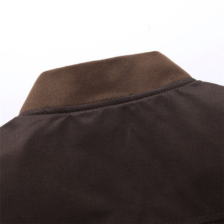 Lehká pánská bomber přechodová bunda v vintage stylu – Adrian