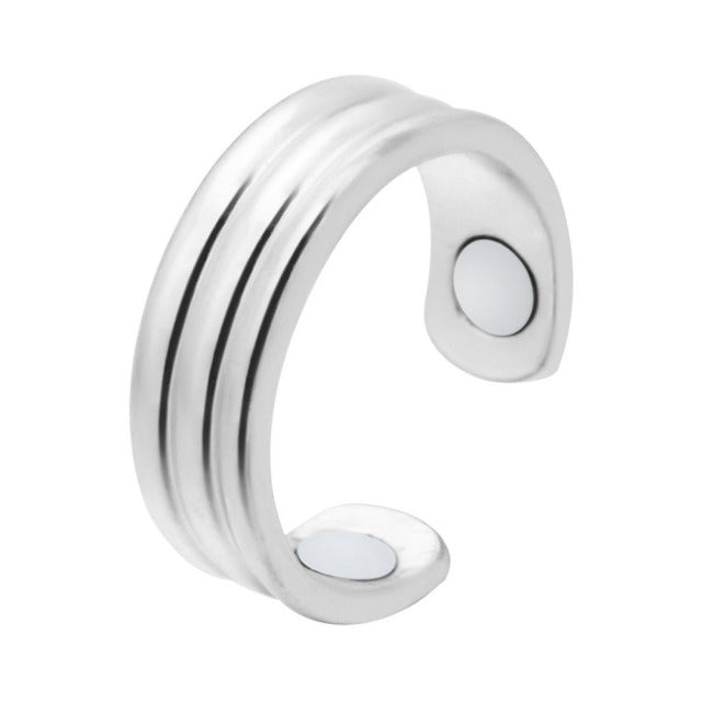 Silberner verstellbarer Ohrclip, minimalistisches Design, modischer Schmuck für Damen.