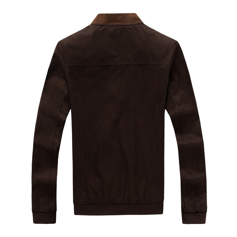 Lehká pánská bomber přechodová bunda v vintage stylu – Adrian