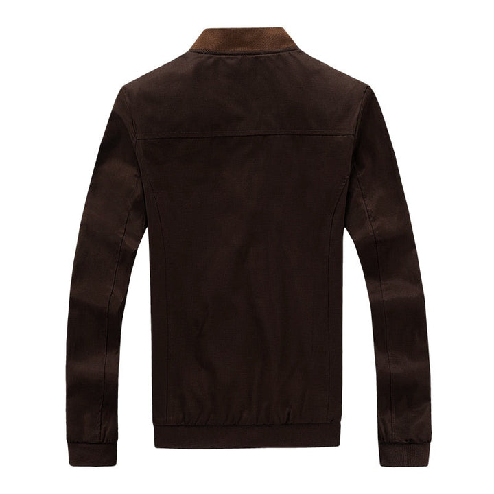 Lehká pánská bomber přechodová bunda v vintage stylu – Adrian
