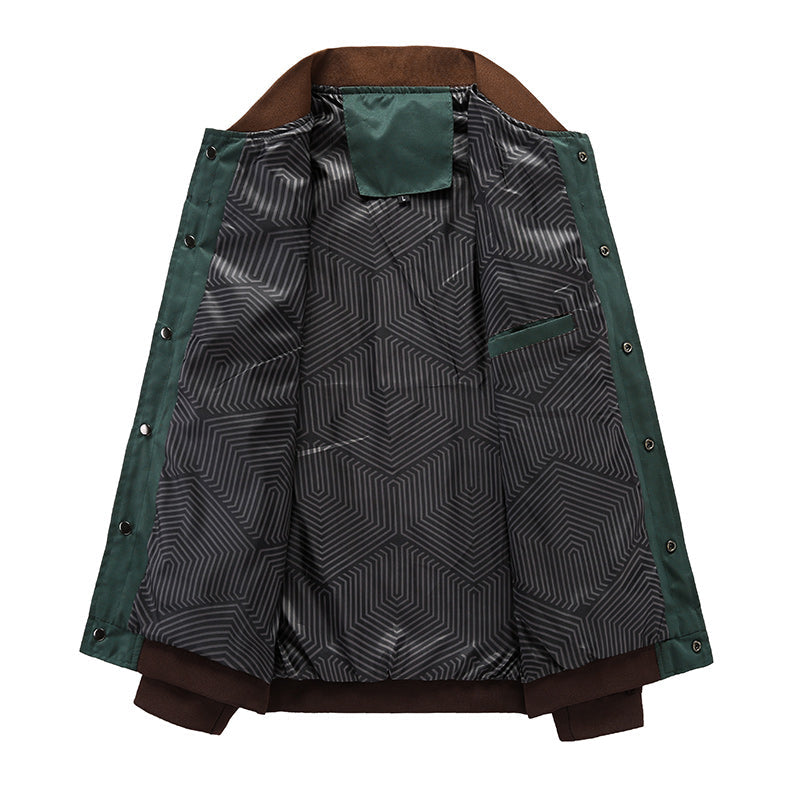 Lehká pánská bomber přechodová bunda v vintage stylu – Adrian