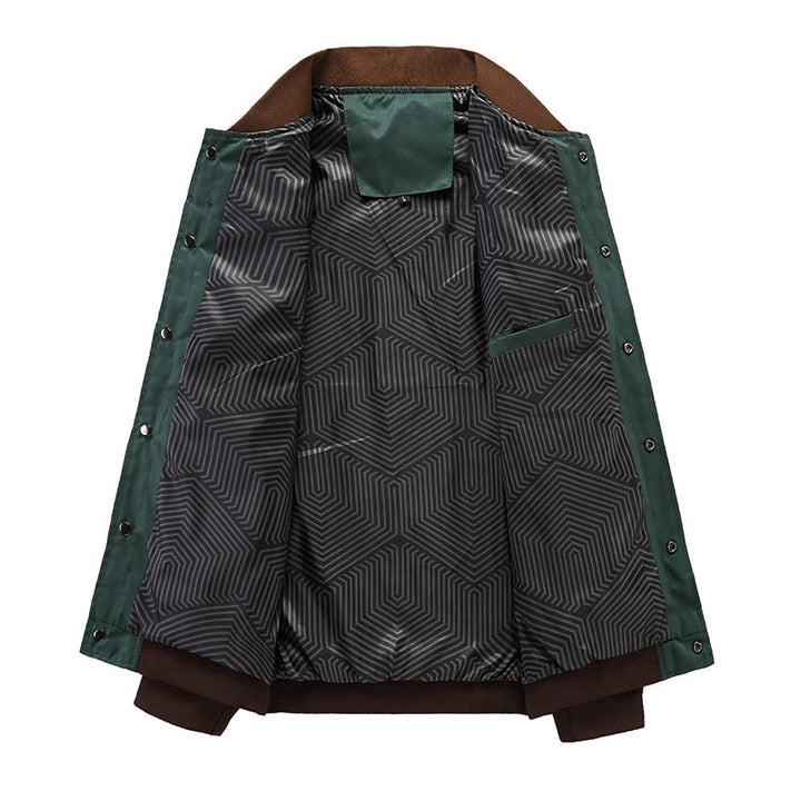 Lehká pánská bomber přechodová bunda v vintage stylu – Adrian