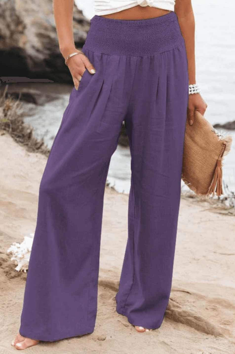Elegantní Palazzo-buxy s boho pocitem – Yasmin
