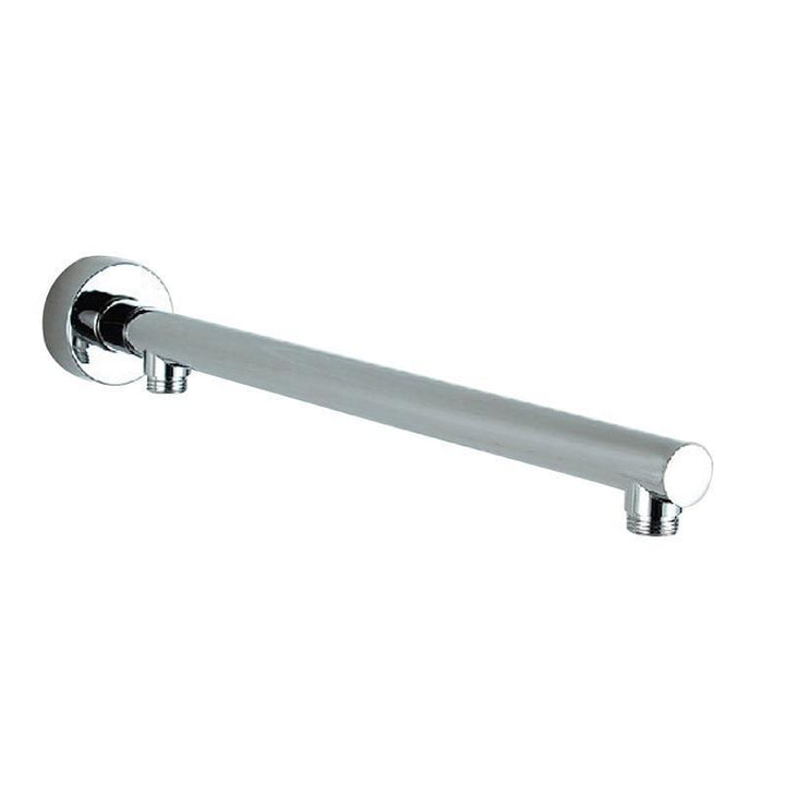 Wandmontierter Duscharm aus Edelstahl, silber, für Regenduschkopf, modernes Badzubehör.