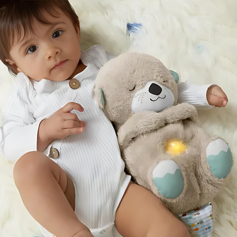 Klidné měkké zvířátko s dýcháním a zvuky spánku – Snoozie