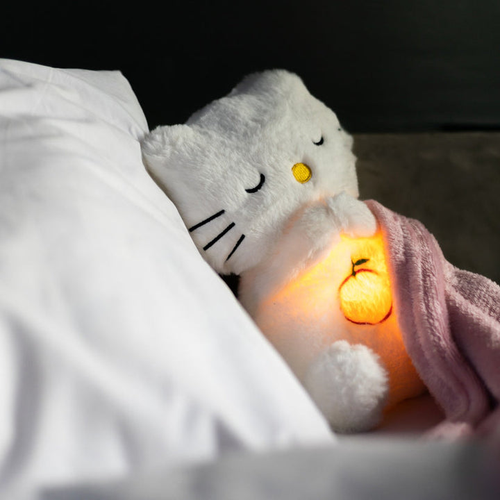 Klidné měkké zvířátko s dýcháním a zvuky spánku – Snoozie