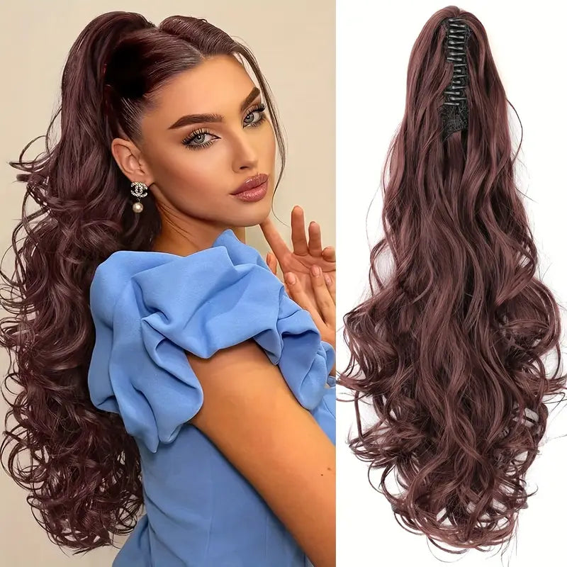 Prodlužování vlasů - koňský ocas 55 cm – Veloura