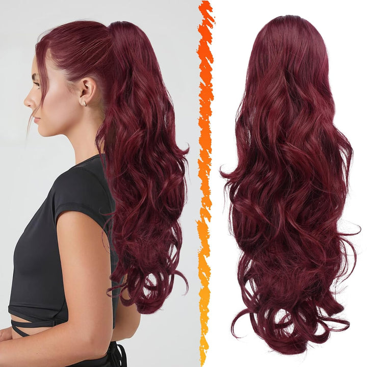 Prodlužování vlasů - koňský ocas 55 cm – Veloura