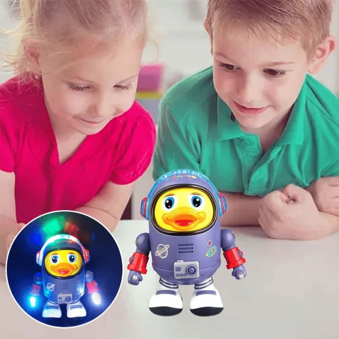 Interaktivní hračka s kačenou a hudbou a světelnými efekty pro děti
