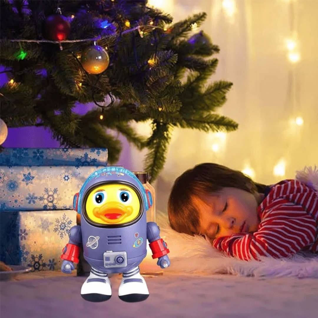 Interaktivní hračka s kačenou a hudbou a světelnými efekty pro děti