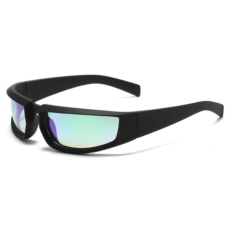 Schwarze 3D-Brille mit polarisierten Gläsern, ideal für Heimkino und Gaming.