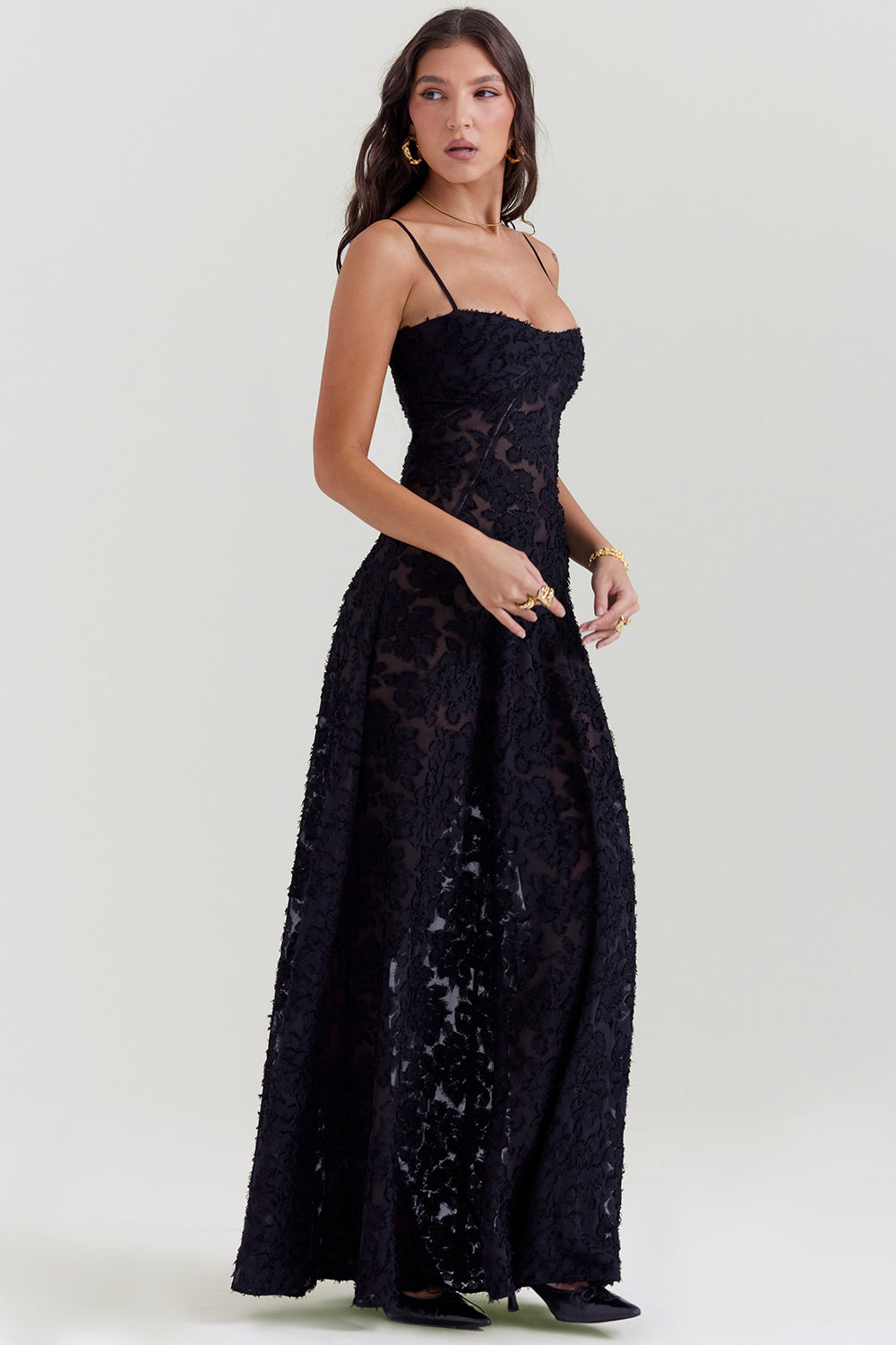 Stylové bezrukávové šaty – Viviana