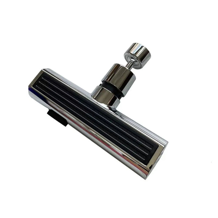 Silberne Duschkopfhalterung, verstellbar, Edelstahl, modernes Design, Badezimmerzubehör.